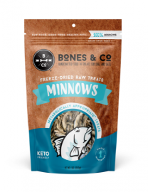 Bones and Co Freeze-Dried Raw Treats, Minnows 1oz